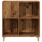 record cabinet, reclaimed wood look, 84.5x38x89 cm, engineered wood