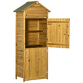 Wooden Garden Storage Natural Wood Effect