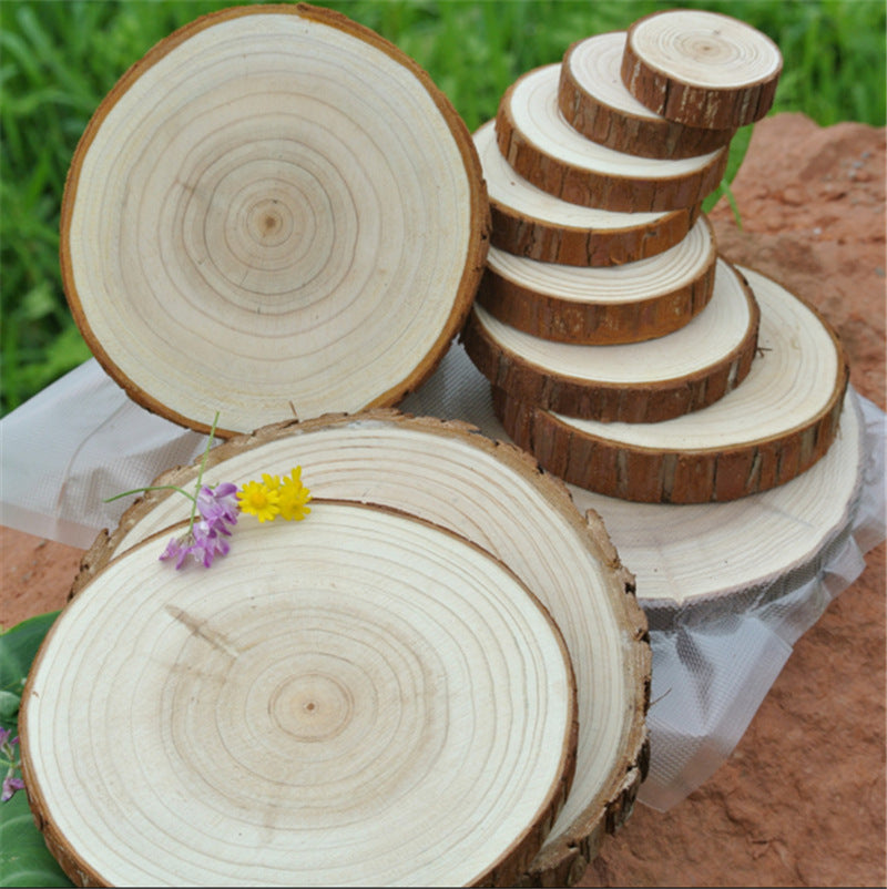 Wood chips, round wood chips, diy wood chips, hand-painted wood chips, annual rings, wood chips, fir chips, decorative wood chips, wood chips