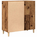 record cabinet, reclaimed wood look, 84.5x38x89 cm, engineered wood